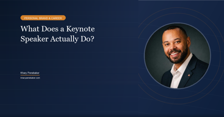 What Does a Keynote Speaker Actually Do?