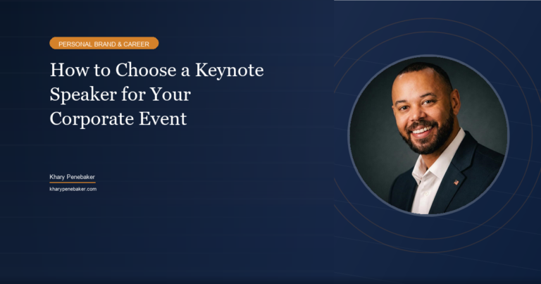 How to Choose a Keynote Speaker for Your Corporate Event