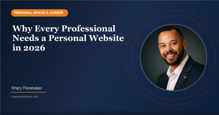 Khary Penebaker - Personal Website Professional Brand 2026