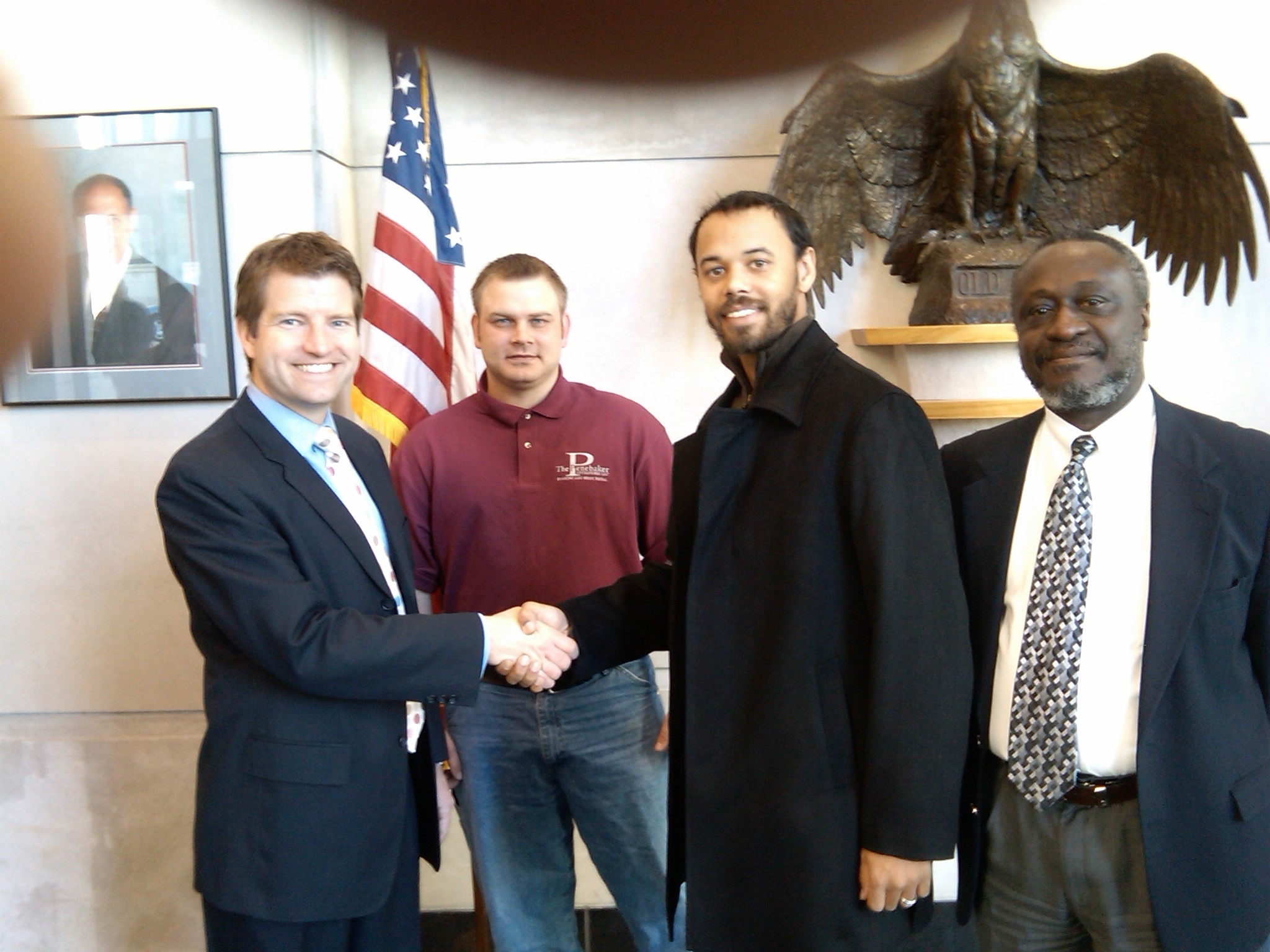 Khary Penebaker at Chamber of Commerce event