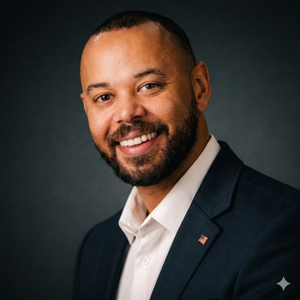 Khary Penebaker headshot, square crop